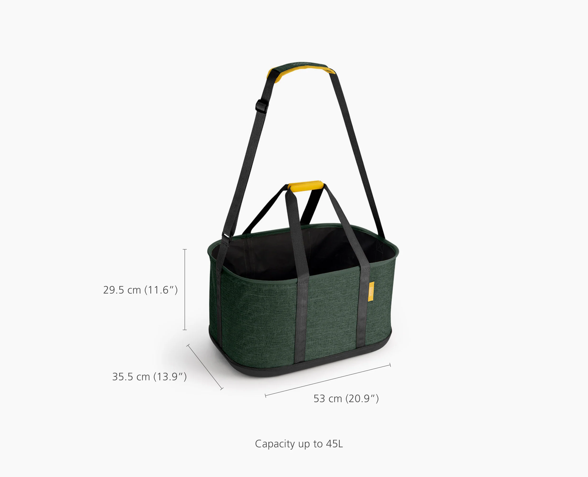 2-piece Hold-All™ 45L Outdoor Laundry Basket & Peg Set - Image 8