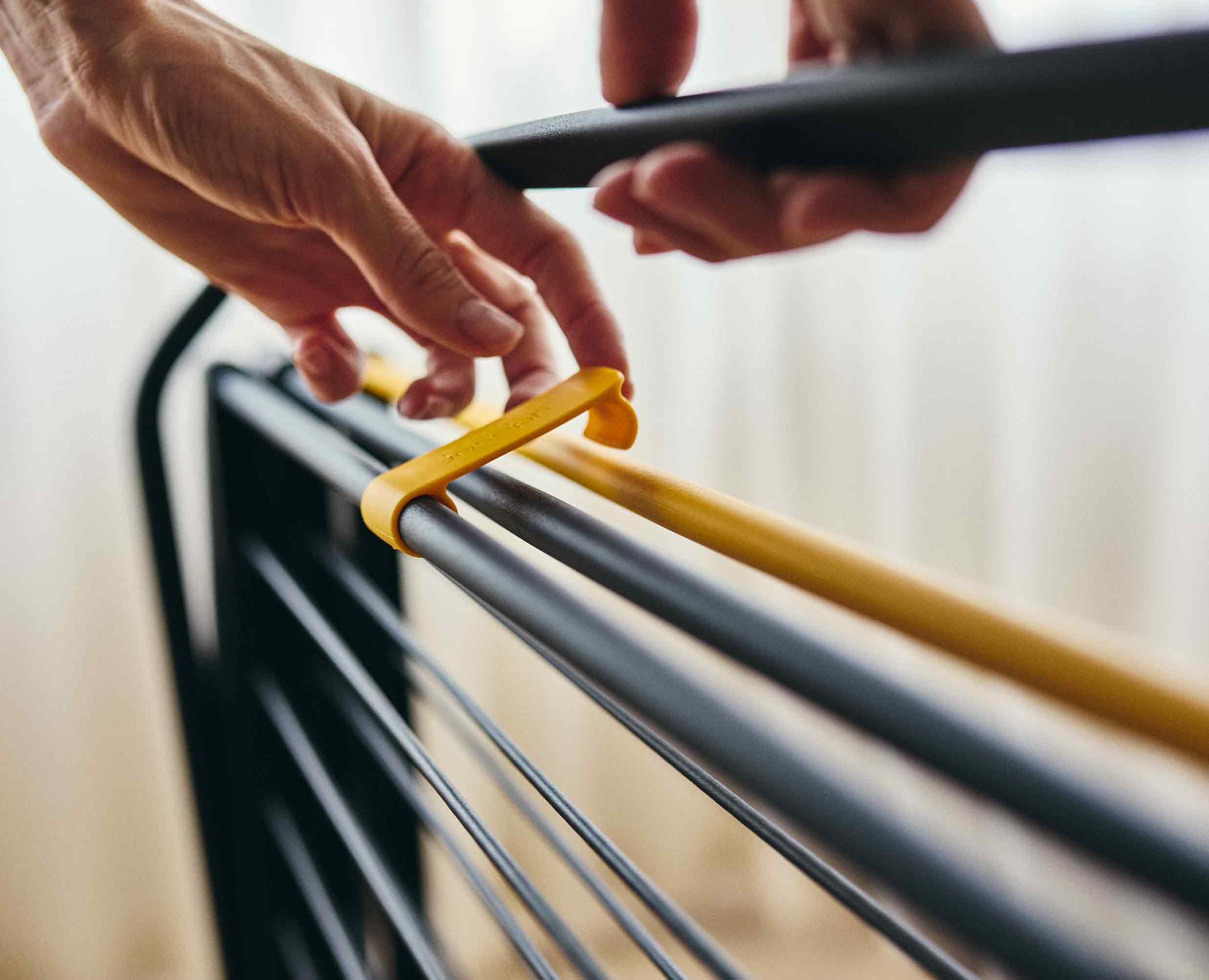 AirFrame™ 16m Folding Airer with Long Garment Hanging Rails - Image 5