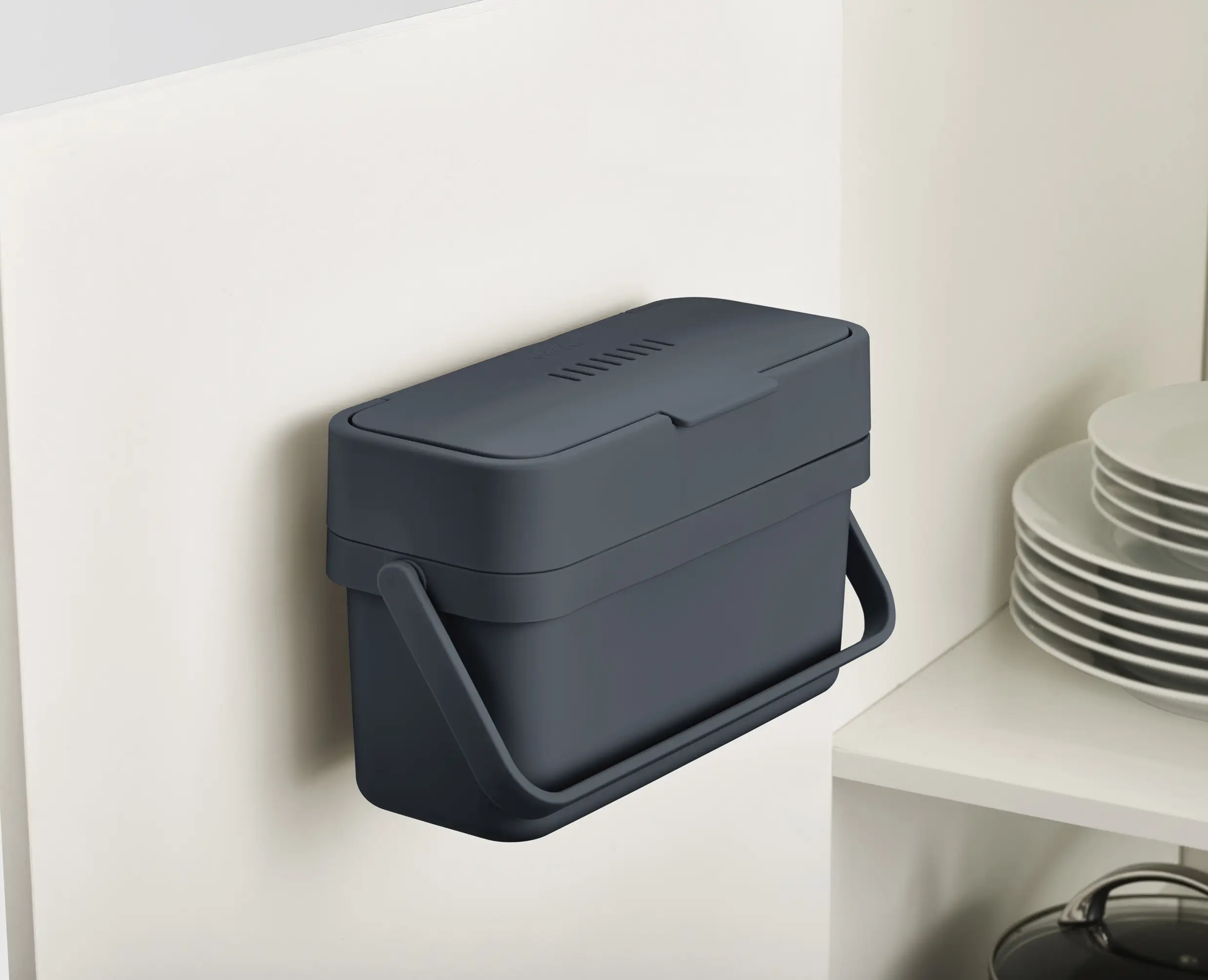 Compo™ 4L Grey Food Waste Caddy - Image 4