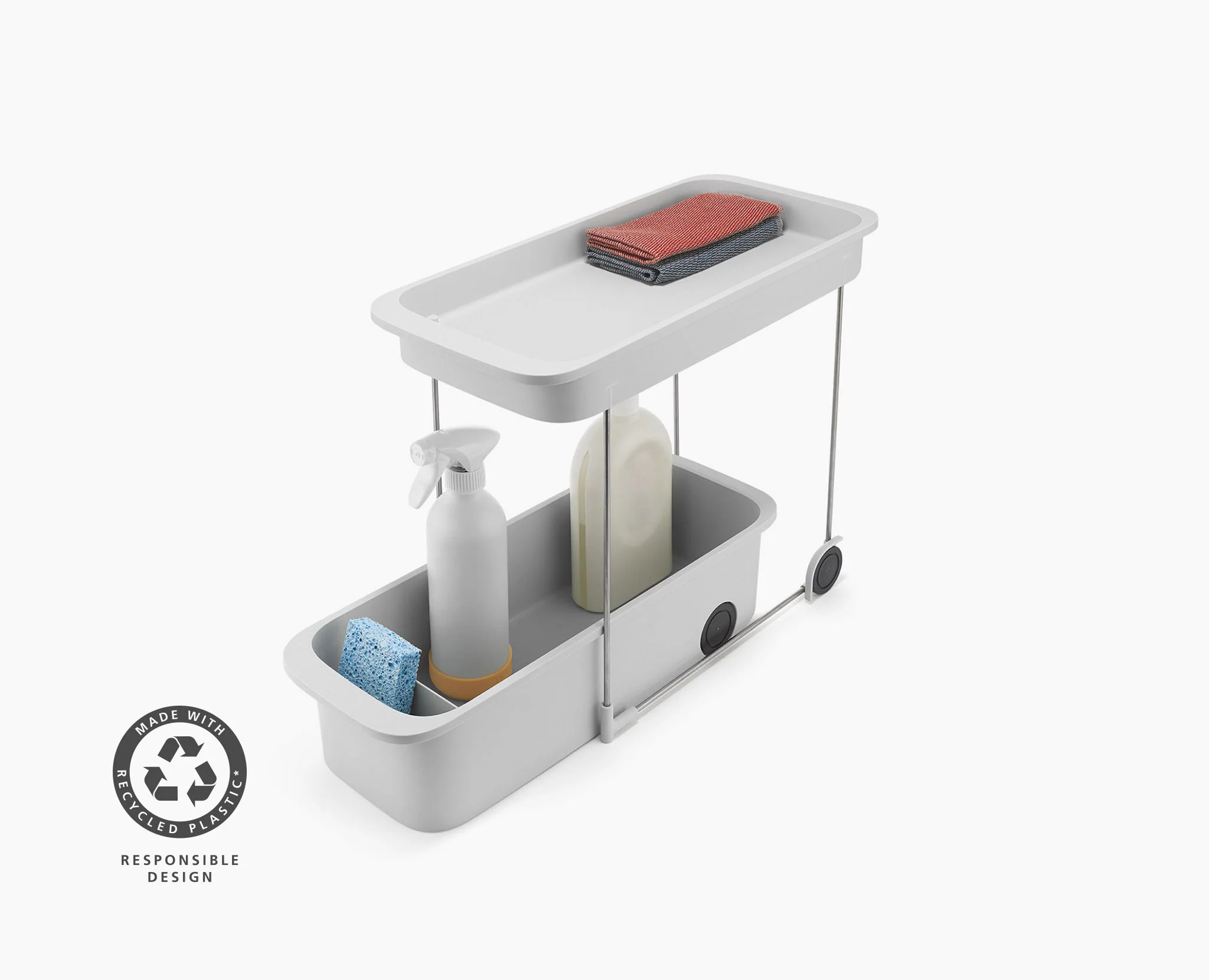 CupboardStore™ 2-Tier Easy-Access Storage Caddy