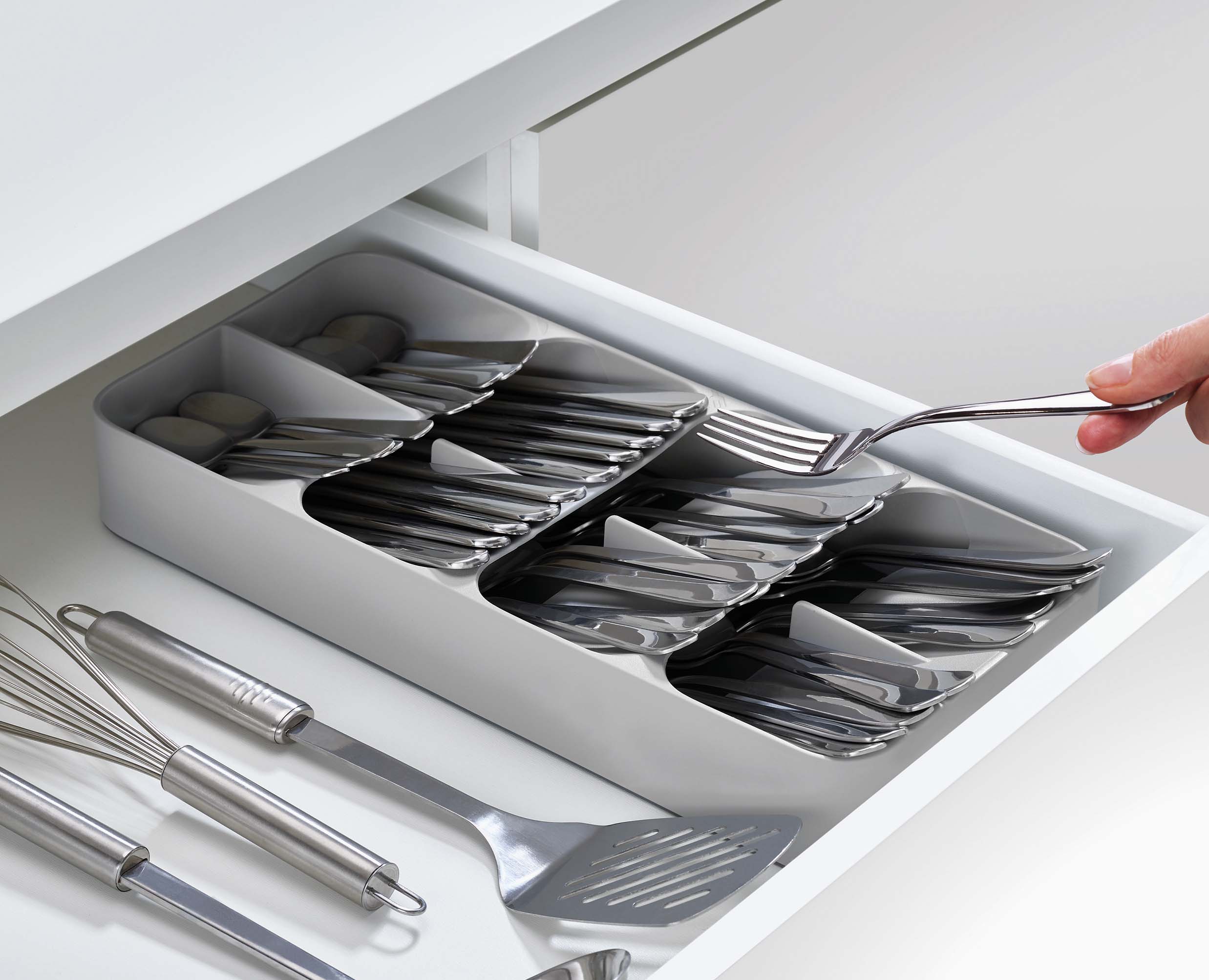 2-piece Grey Drawer Organisation Set - Image 4