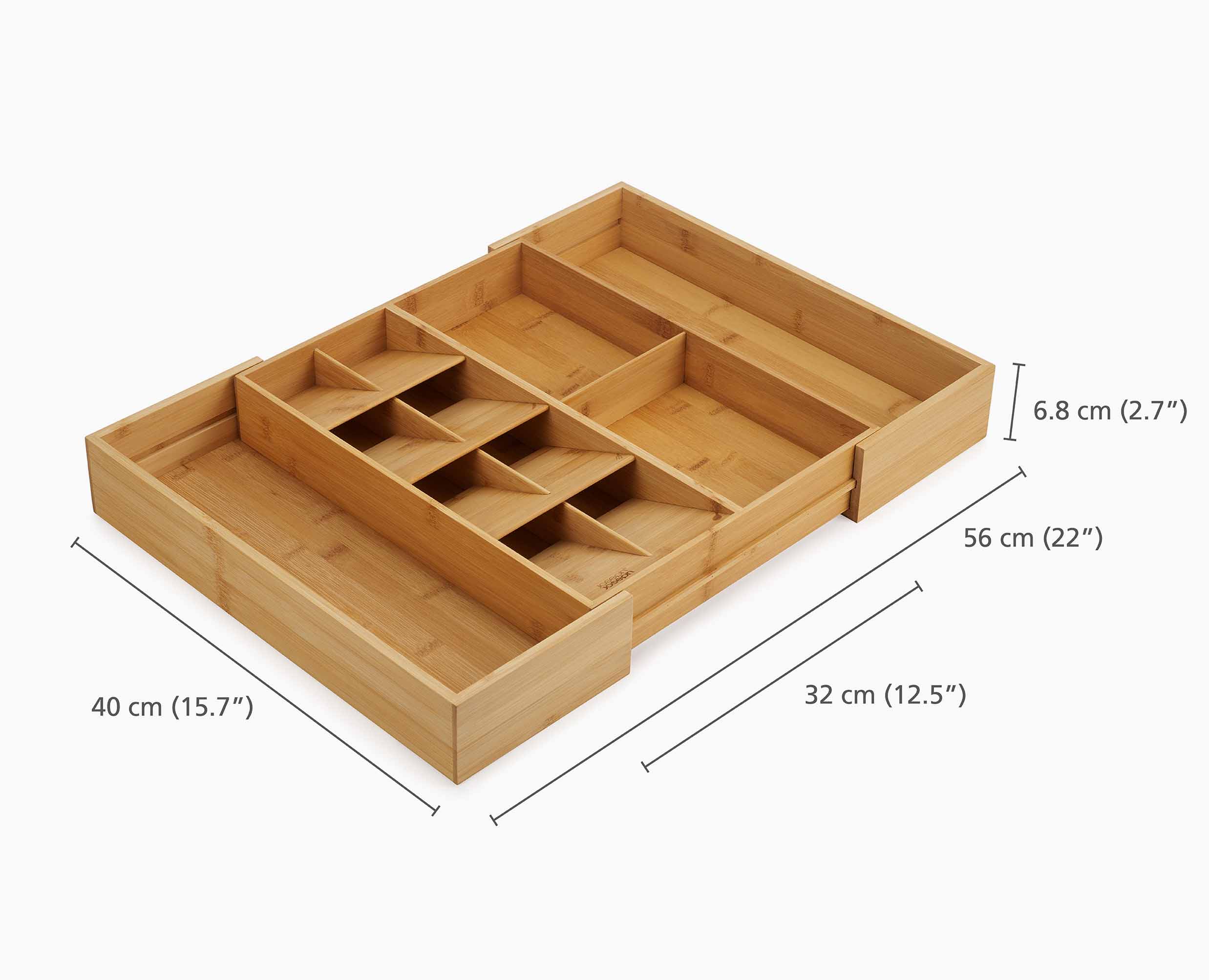 DrawerStore™ Bamboo Expanding Cutlery, Utensil & Gadgets Organiser - Image 9