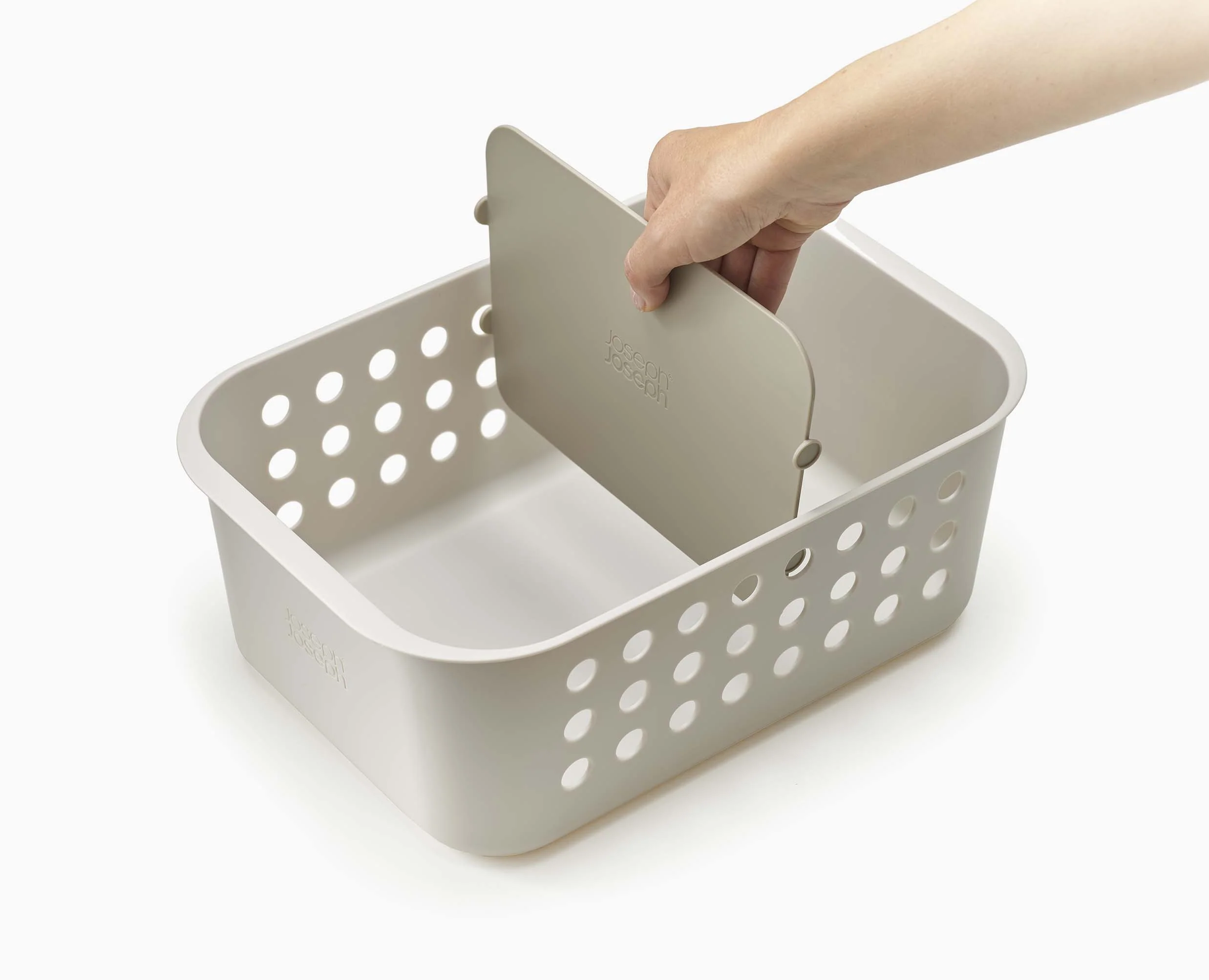 EasyStore™ Large Ecru Bathroom Storage Basket - Image 4