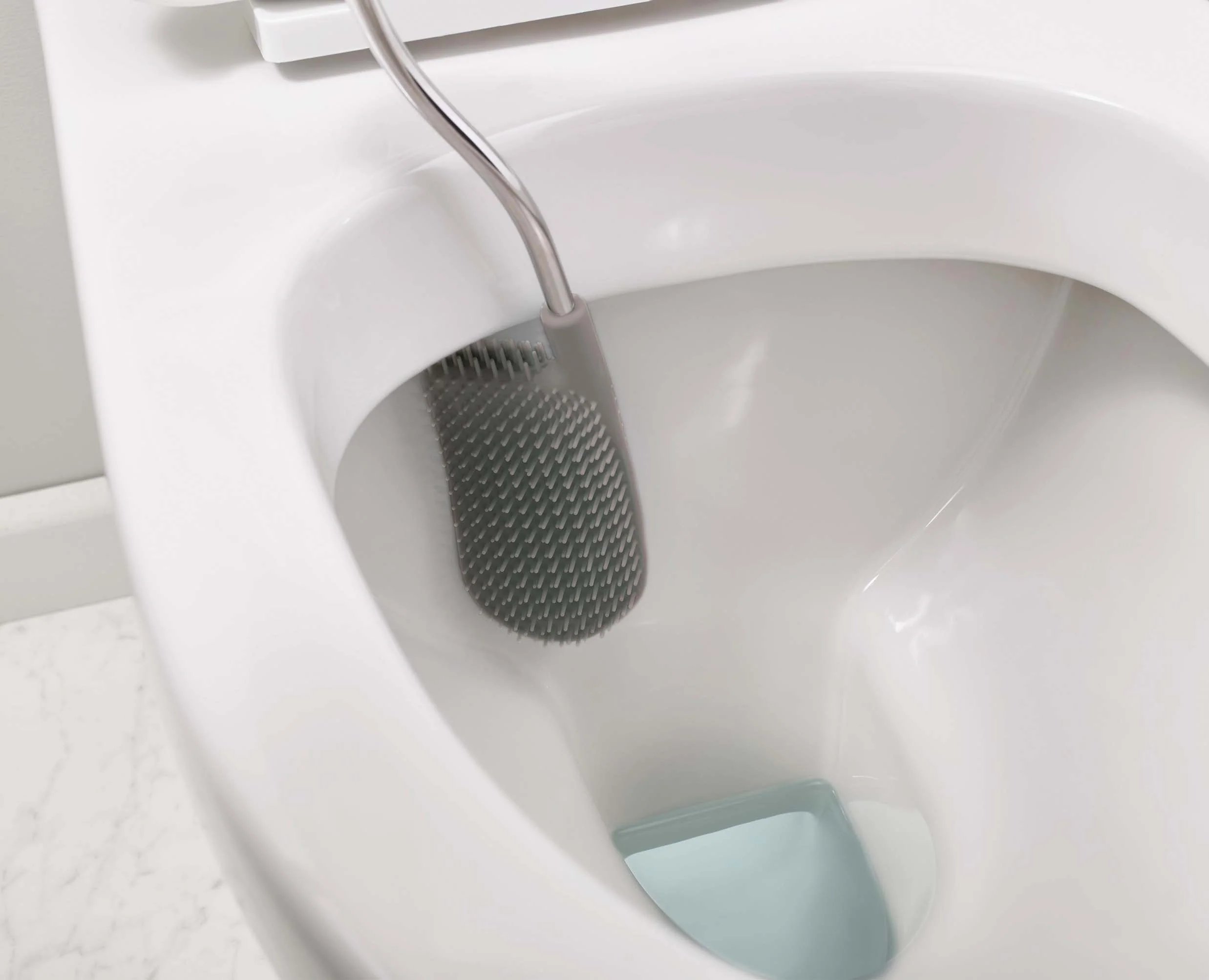 EasyStore™ Plus Stainless-steel Toilet Roll Holder with Toilet Brush - Image 6