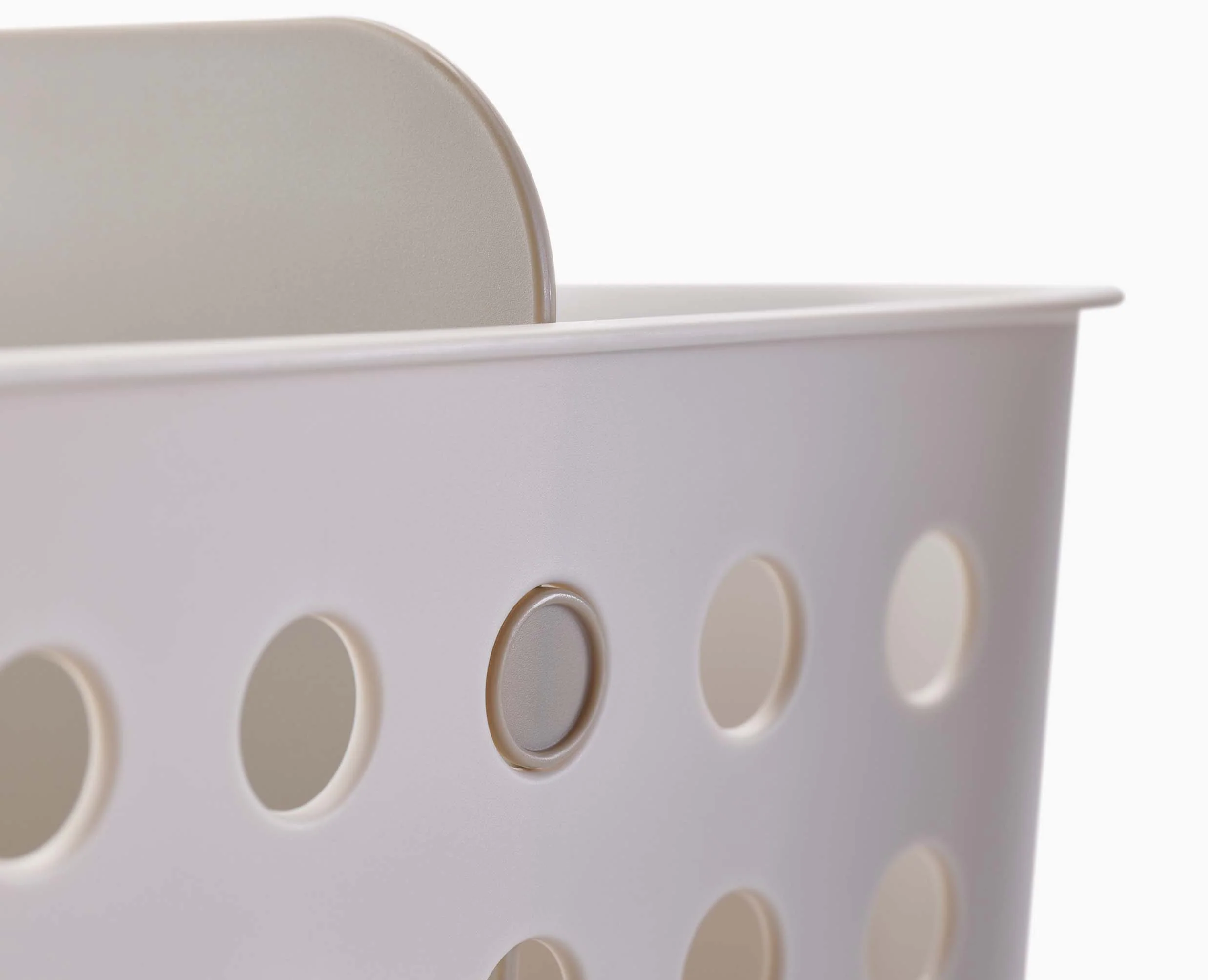 EasyStore™ Slimline Ecru Bathroom Storage Basket - Image 6