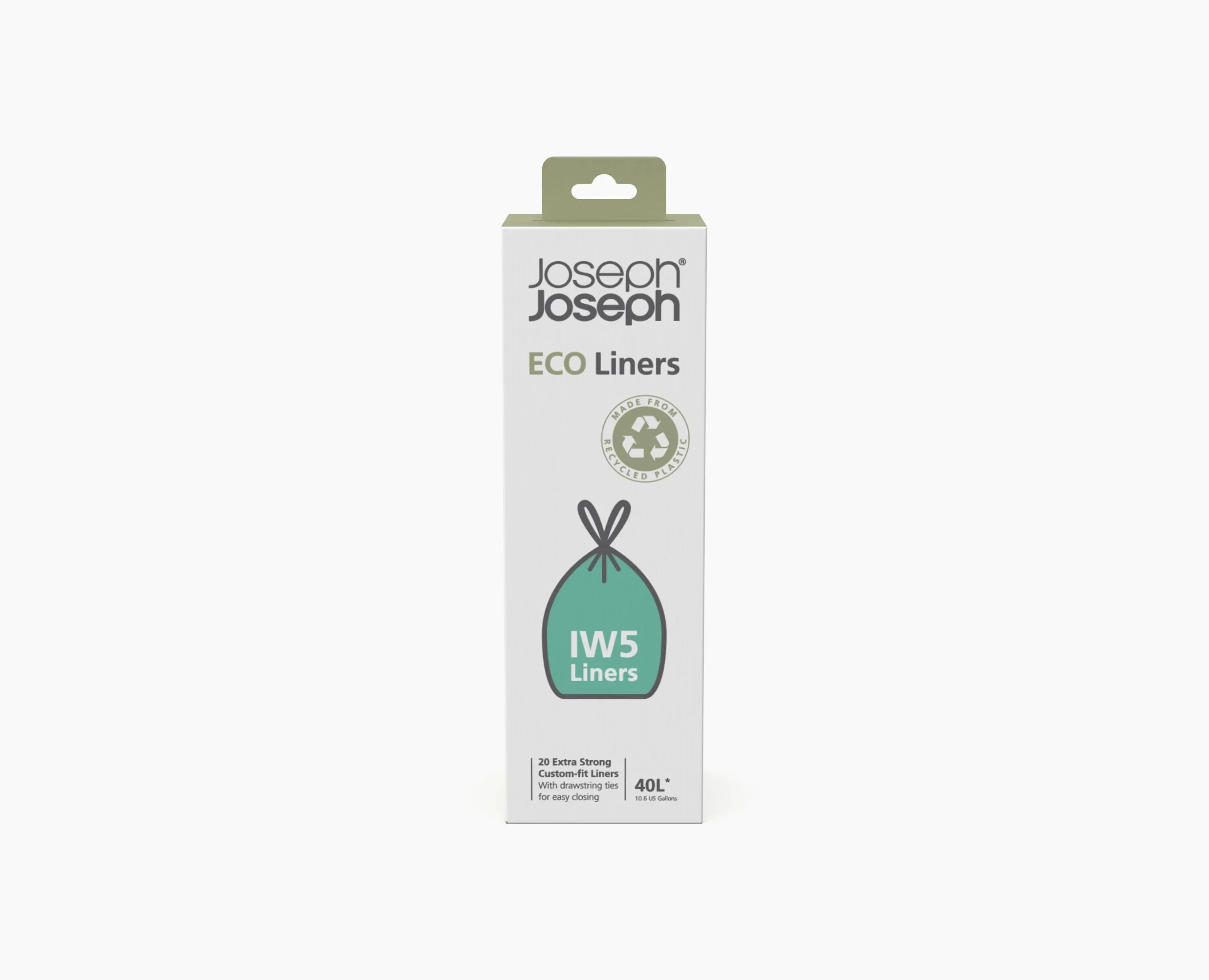IW5 40L Grey Recycled Bin Liners - Image 3