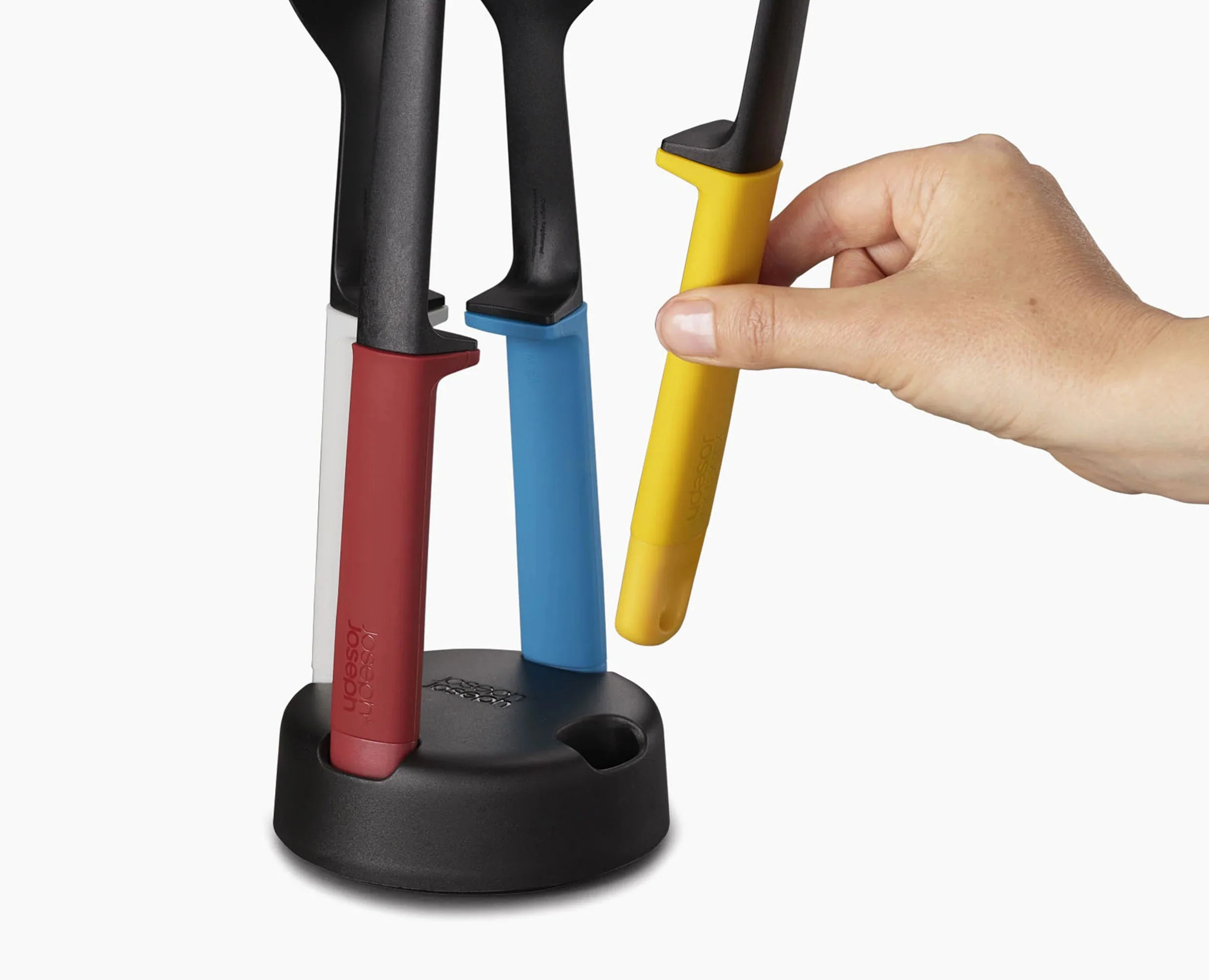 Elevate™ Slim 4-piece Multicolour Utensil Set with Storage Stand - Image 5