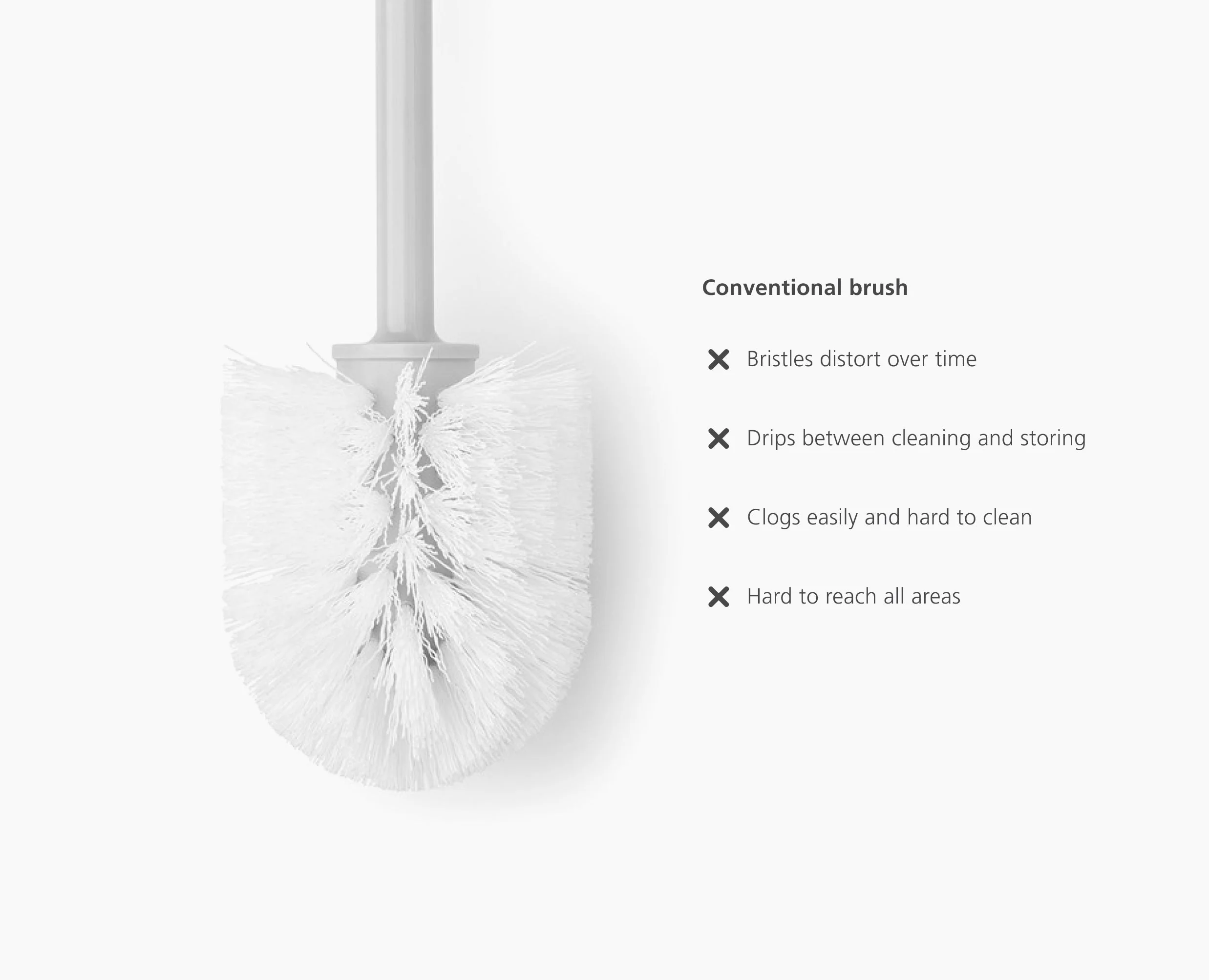 Flex™ 360 Gloss White Toilet Brush - Image 6