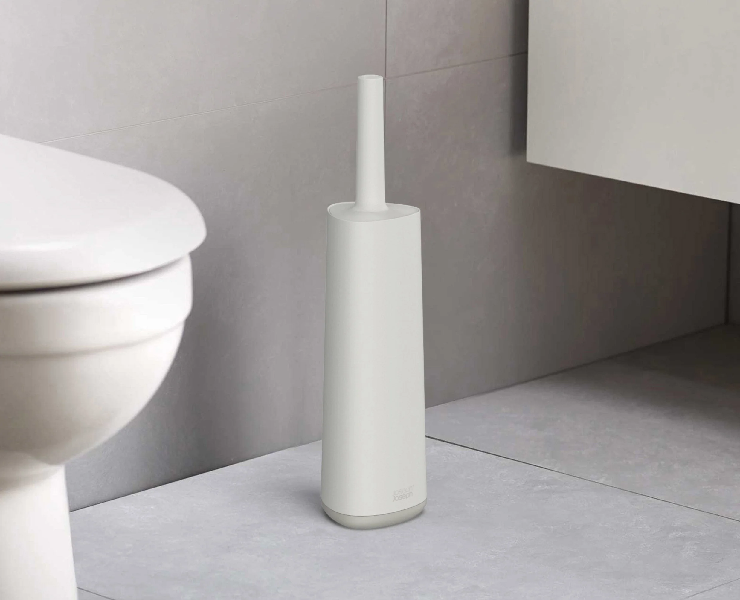Flex™ 360 Pack of 2 Matt Ecru Toilet Brushes - Image 2