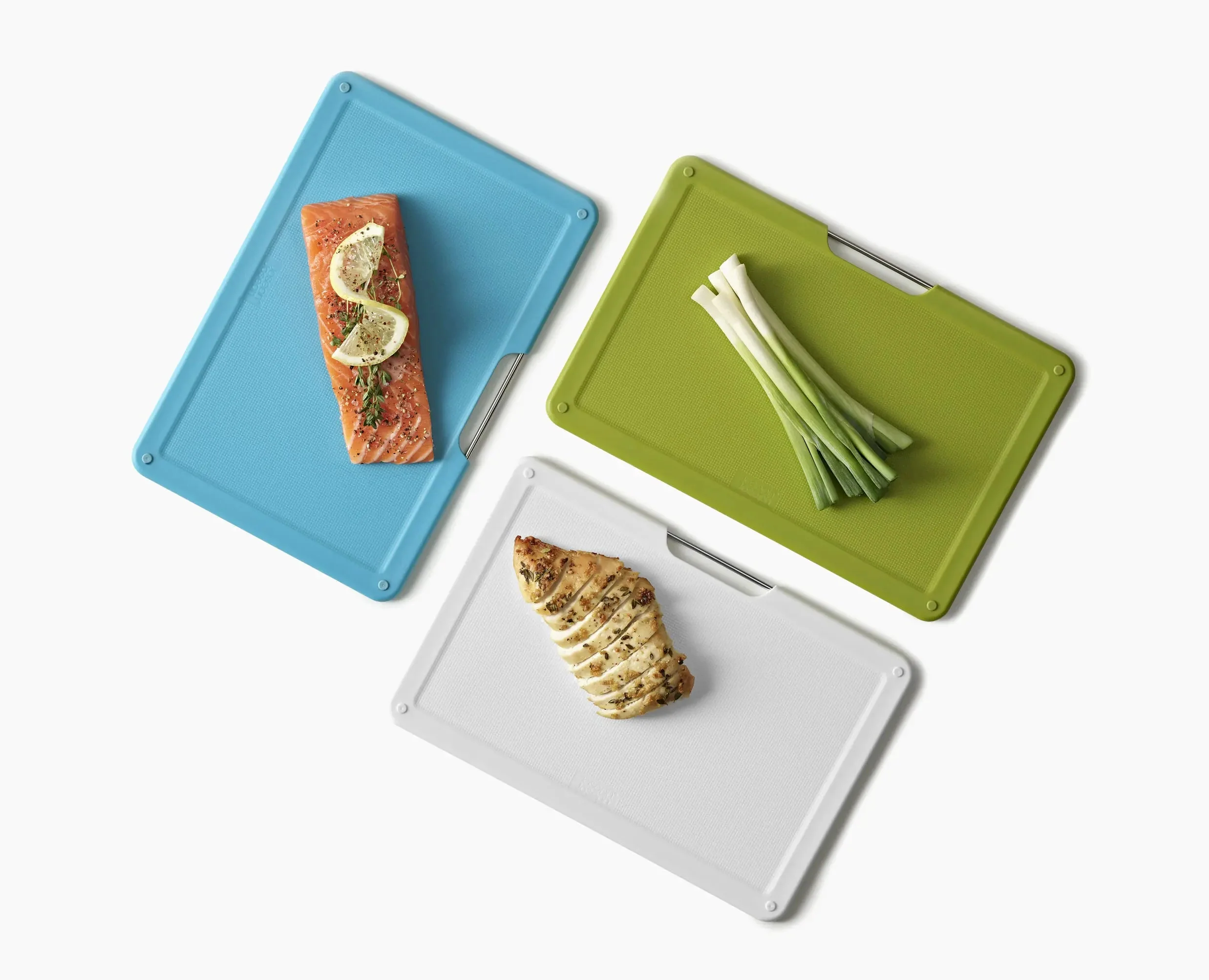 Folio™ Slim 3-piece Under-shelf Multicolour Chopping Board Set - Image 8
