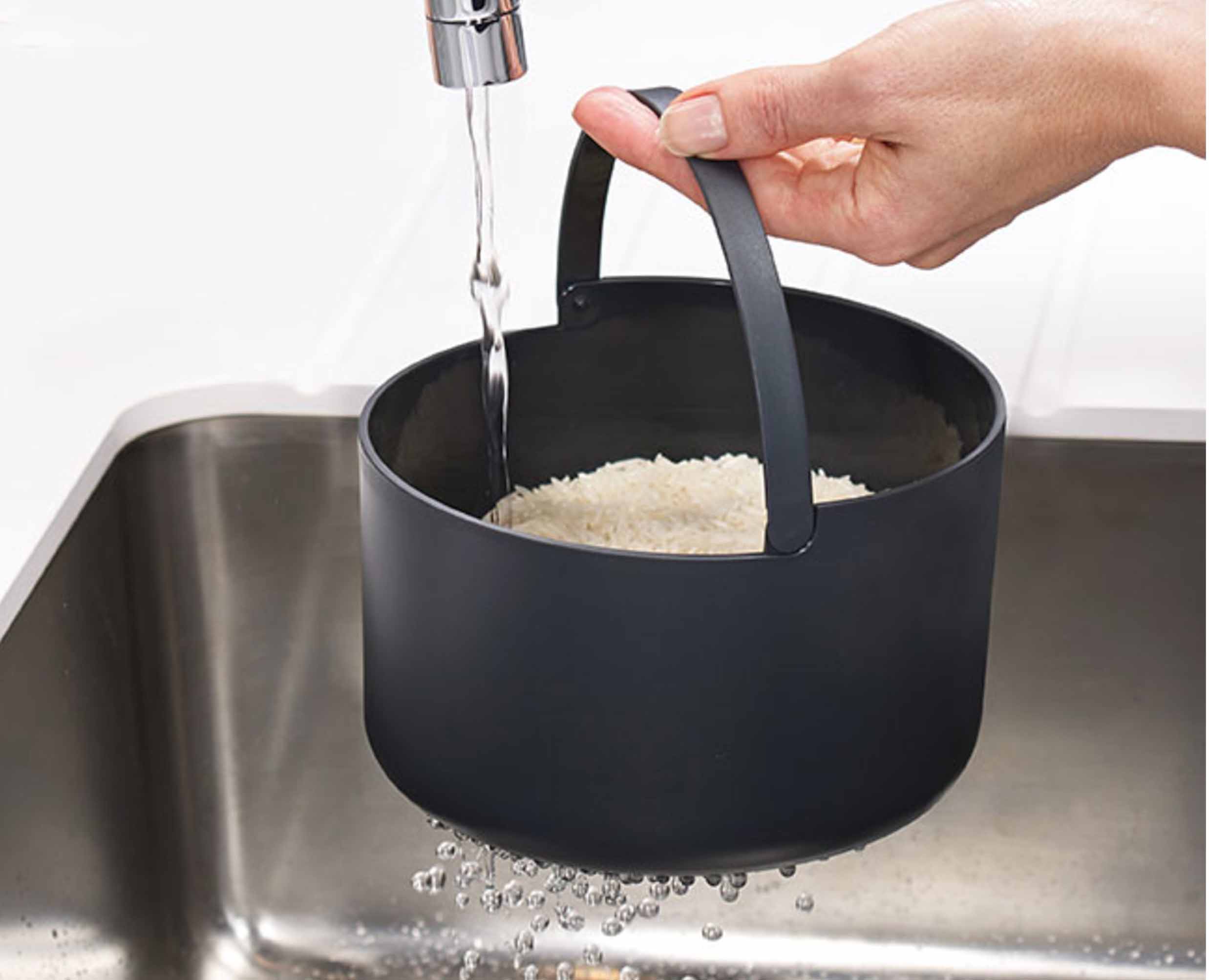 M-Cuisine™ White Microwave Rice Cooker - Image 6