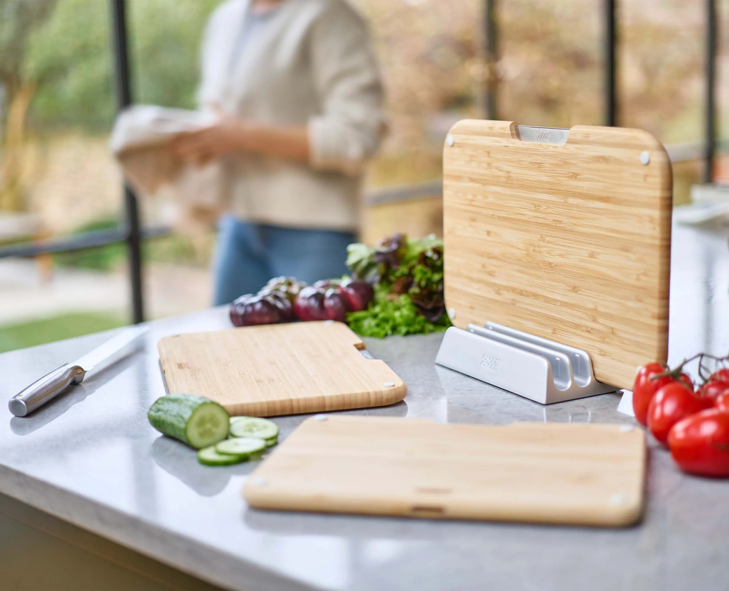 Nest™ Boards 3-piece Bamboo Chopping Board Set - Image 3
