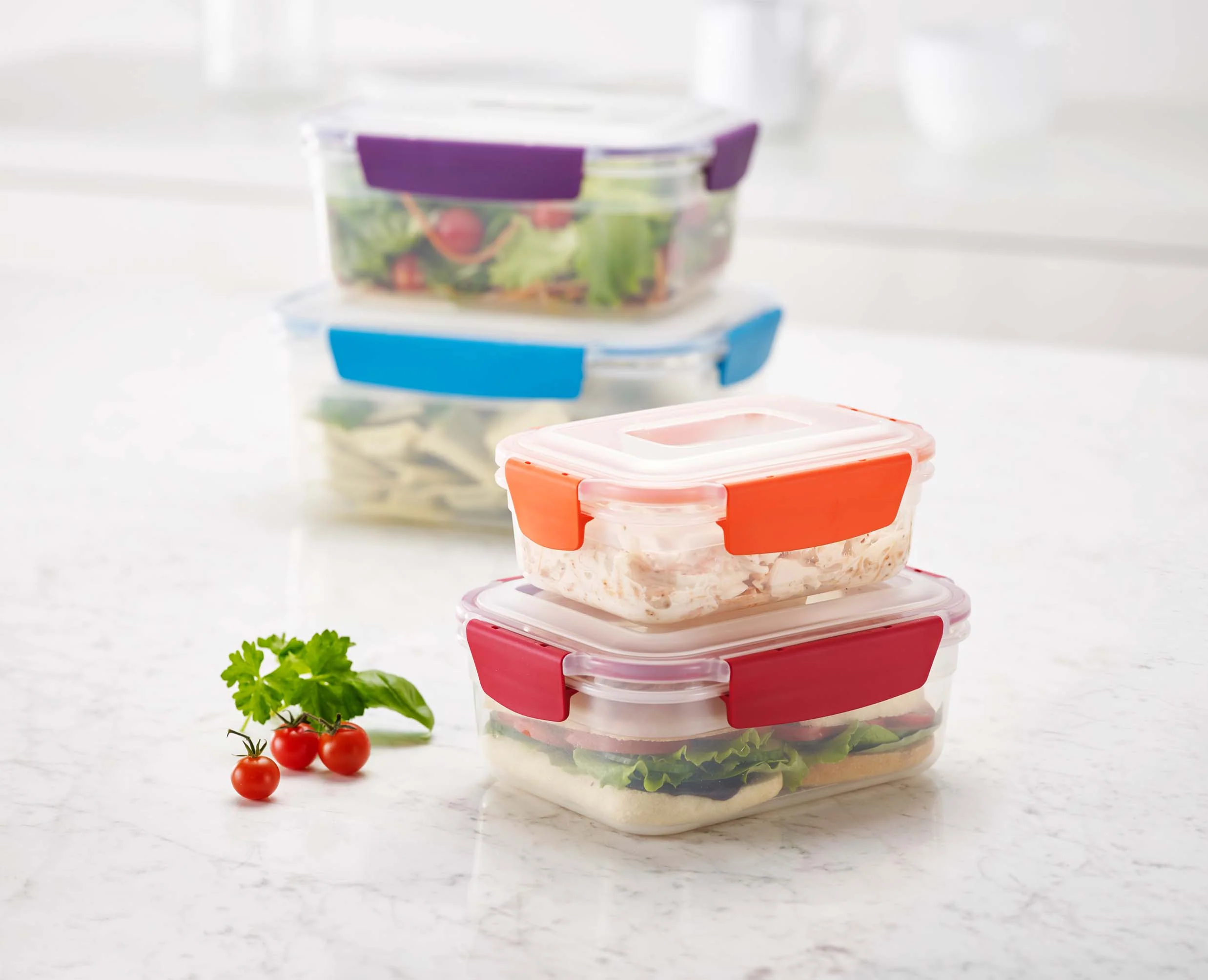 Nest™ Lock 4-piece Multicolour Food Container Set - Image 3