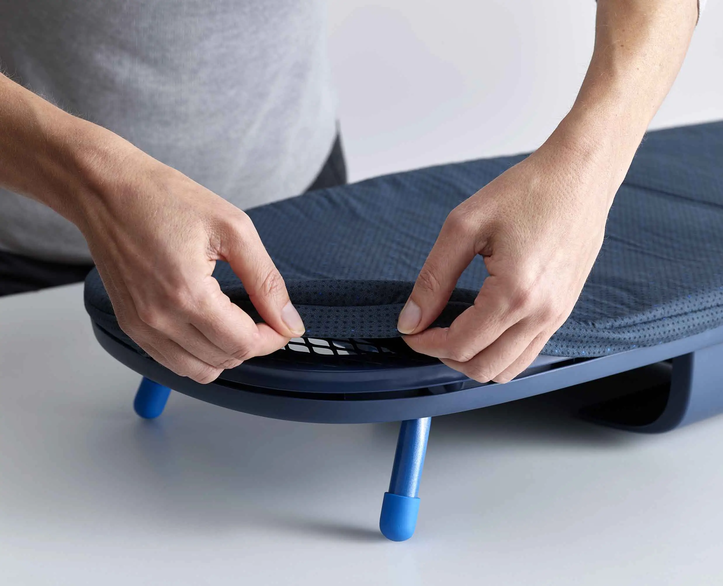 Pocket Plus 90cm Folding Blue Ironing Board with Advanced Cover - Image 4