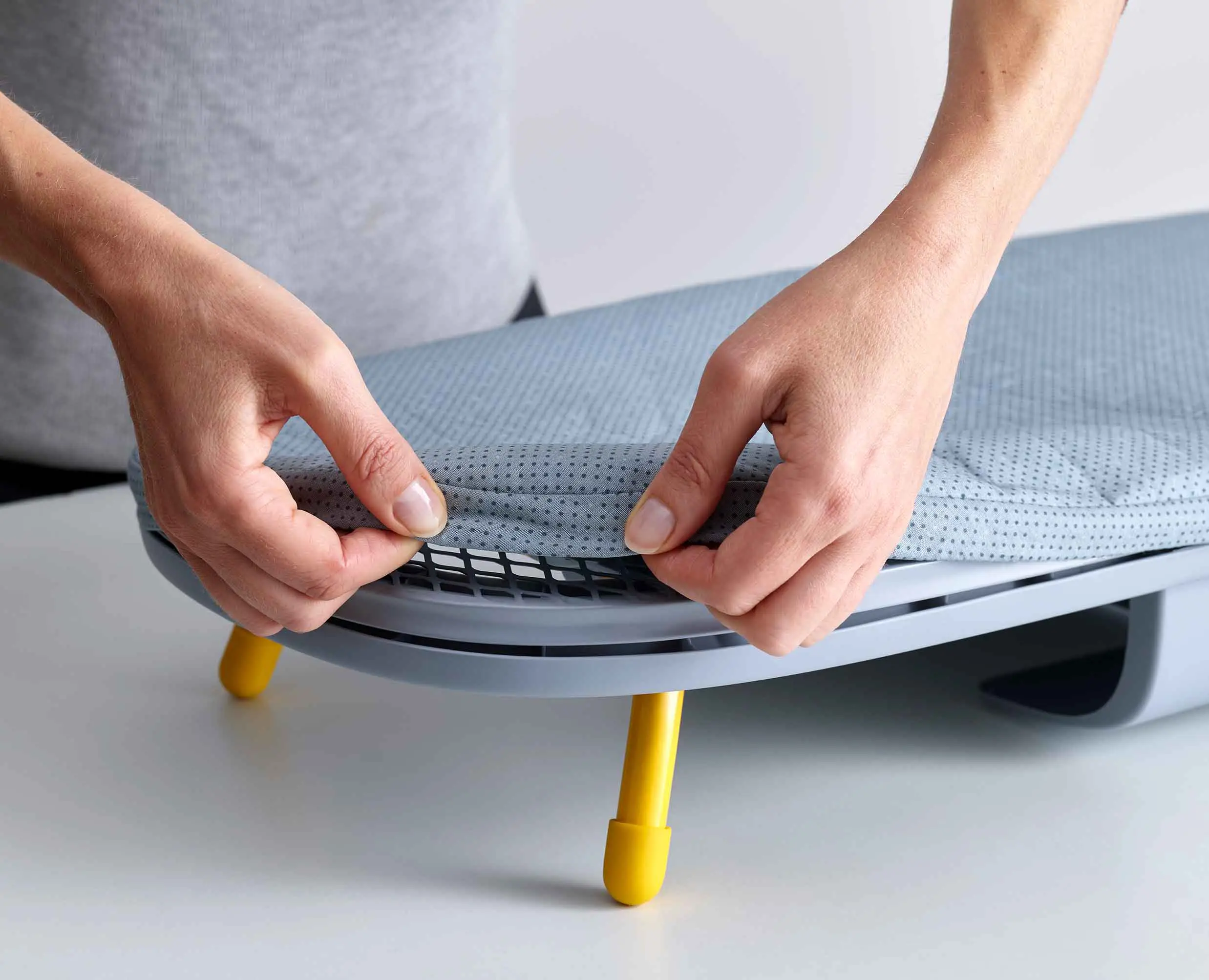 Pocket 90cm Folding Grey Ironing Board - Image 4