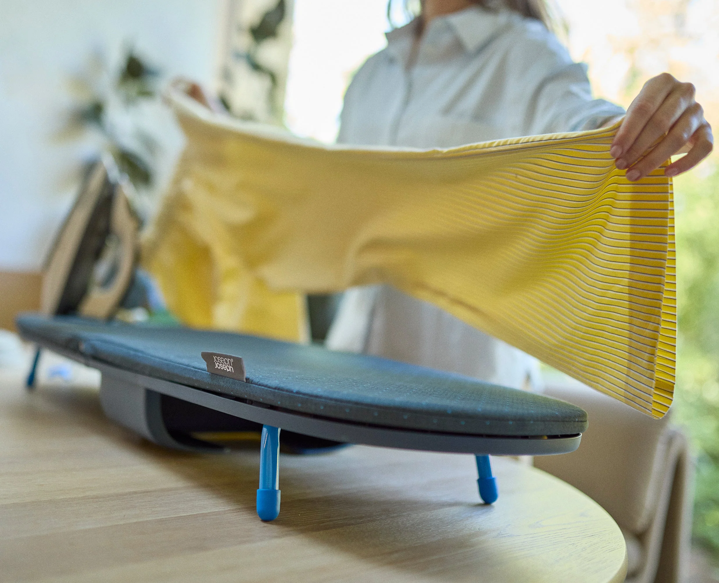 Pocket Max Plus 110cm Folding Blue Ironing Board with Advanced Cover - Image 3