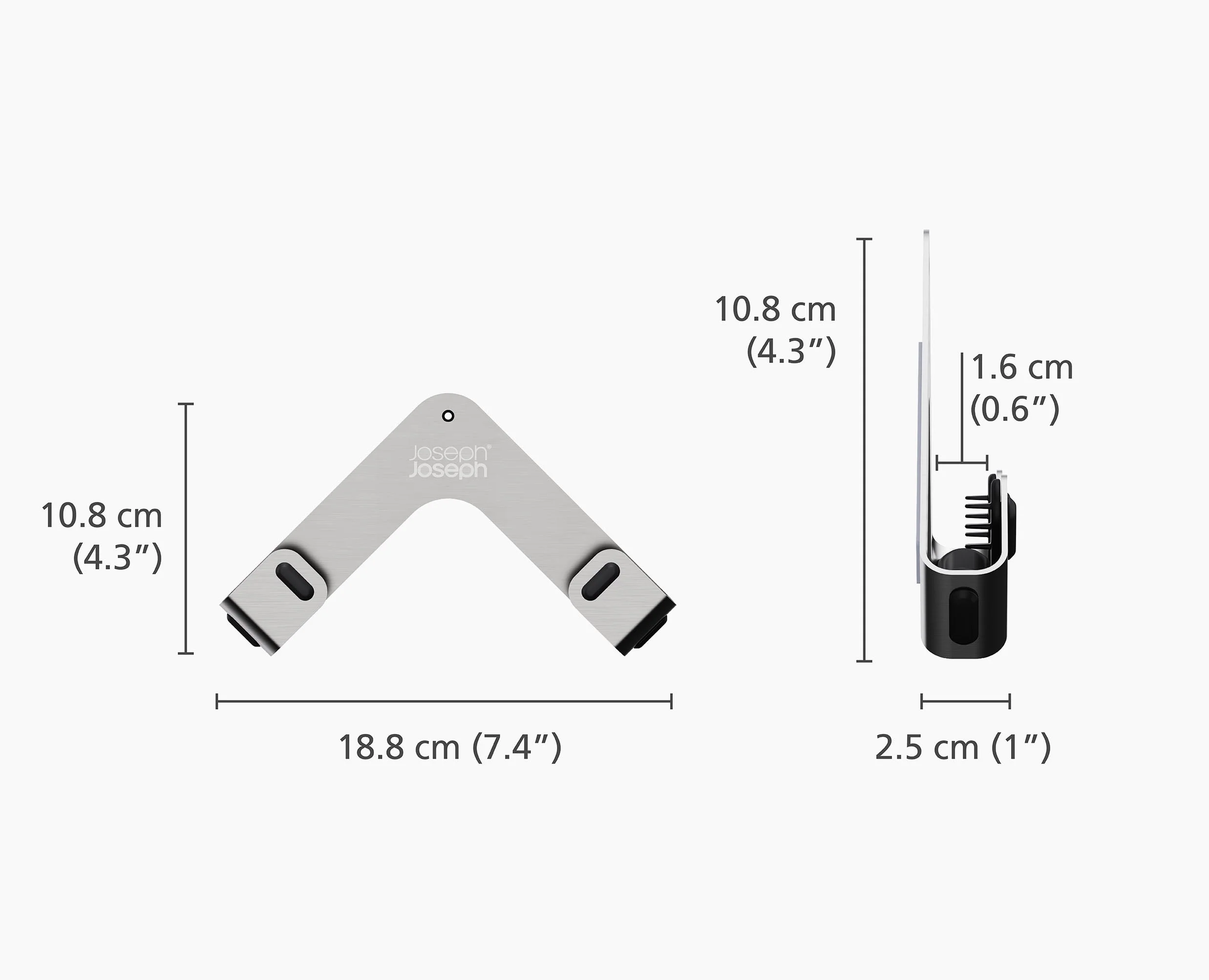 Space Pack of 2 Stainless-steel Pan Lid Holders - Image 5