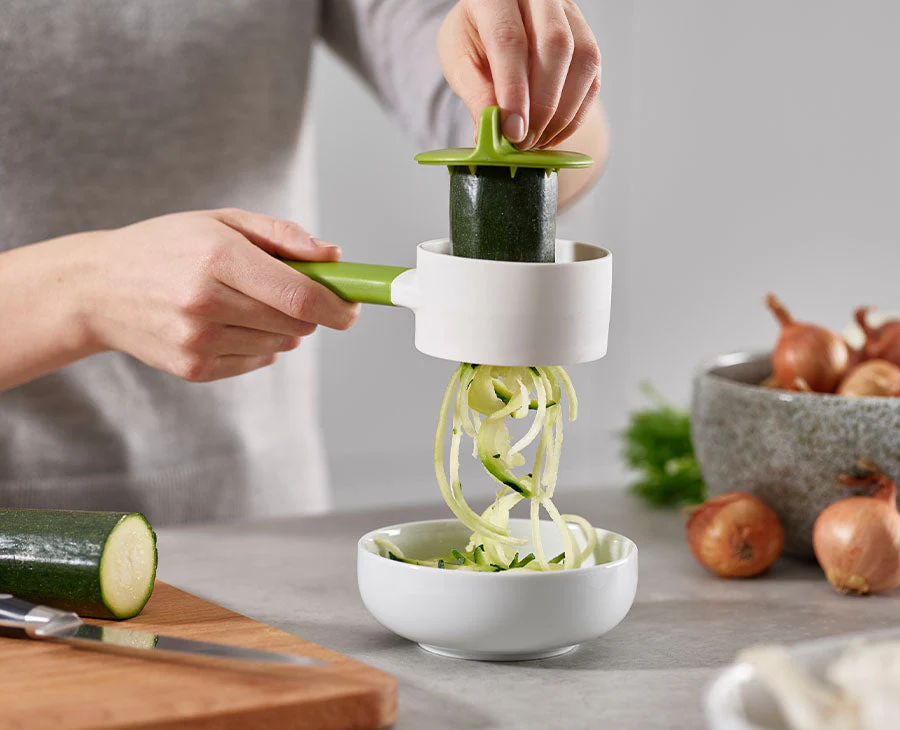 SpiroGo™ Compact Green Hand-held Spiralizer - Image 2