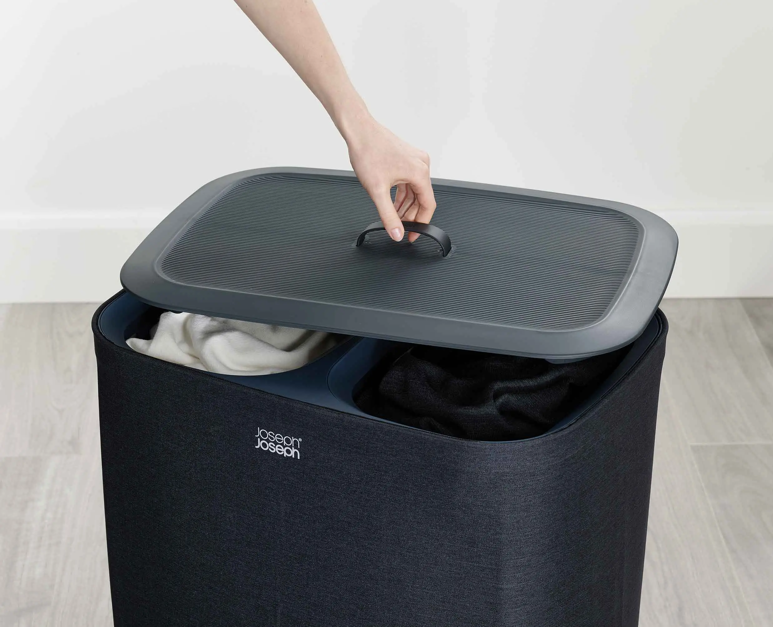 Tota 90L Black Laundry Separation Basket - Image 4