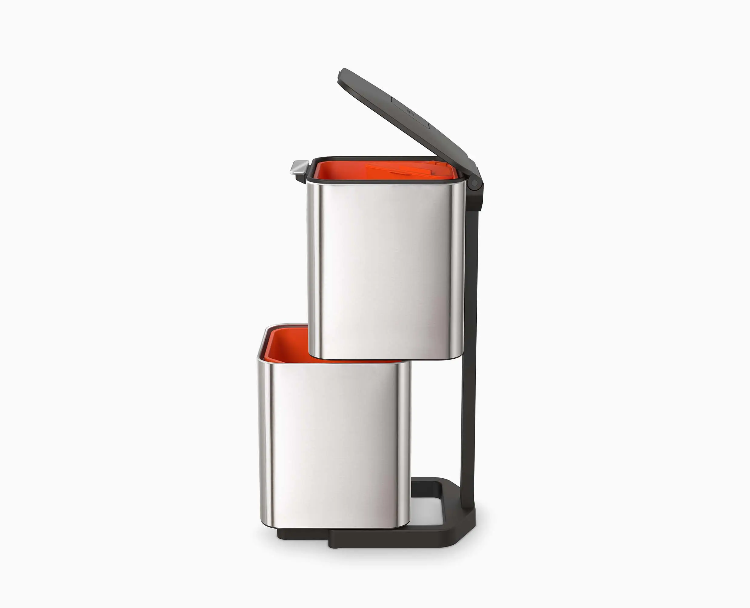 Totem Compact 40L Stainless-steel Waste & Recycling Bin - Image 8