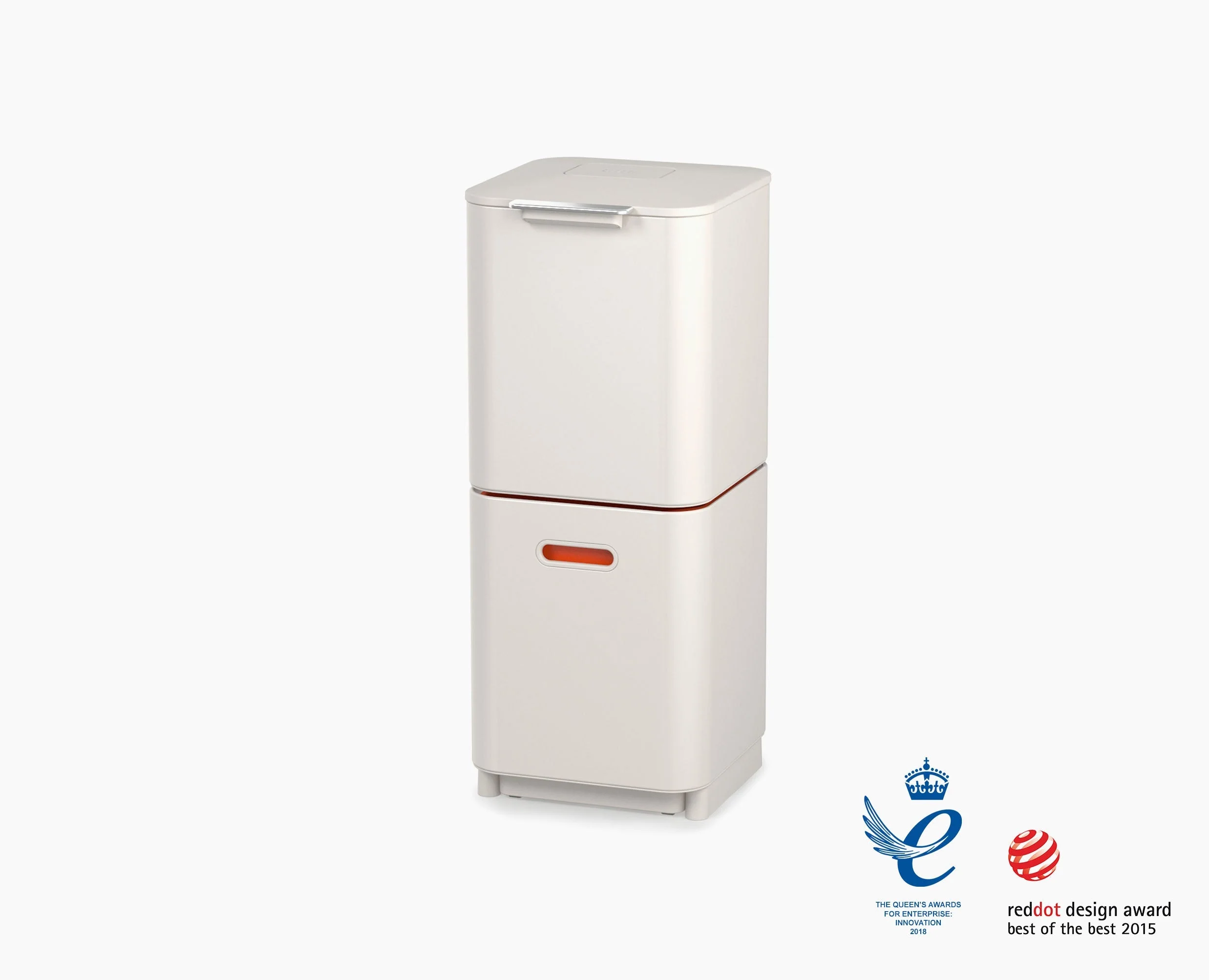Totem Compact 40L Stone Waste & Recycling Bin - Image 4